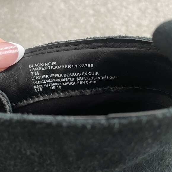 Suede Black Booties - Picture 6 of 7